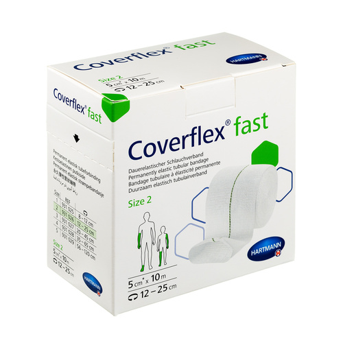 Coverflex - elastický hadicový obvaz, velikost 2 - 5 cm x 10 m
